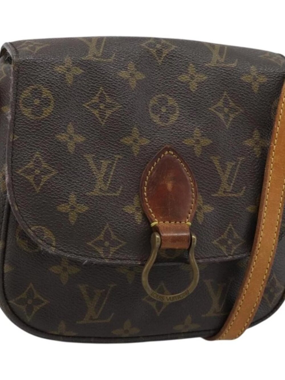 LOUIS VUITTON Monogram Saint Cloud MM Shoulder Bag M51243 LV Auth 188402
